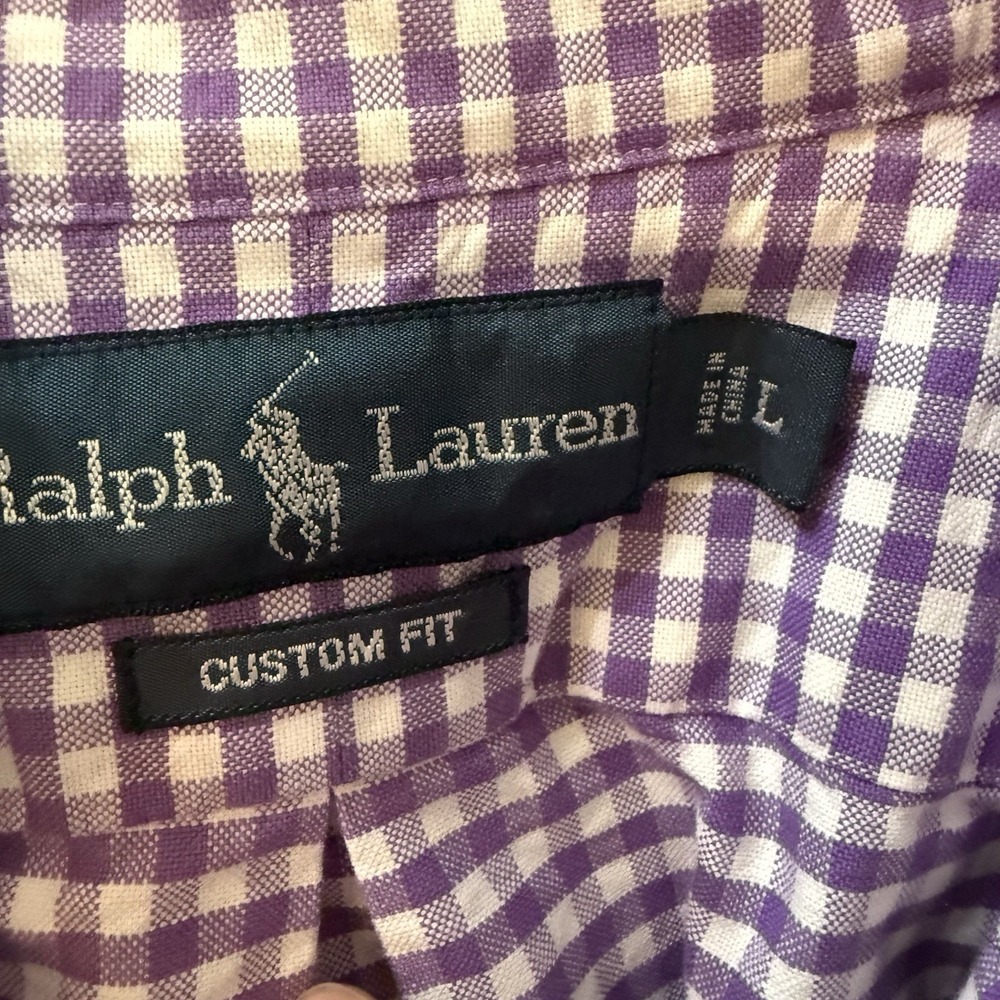 Ralph Lauren Lot 3 Long Sleeve‎ Men's Lg Lightweight Button Down Shirts Pony - Picture 9 of 16